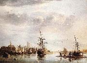 Aelbert Cuyp Ansicht von Dordrecht Spain oil painting artist